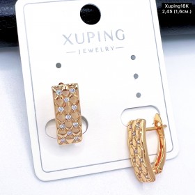 Сережки Xuping18К 20028 ( 1.6 см.)